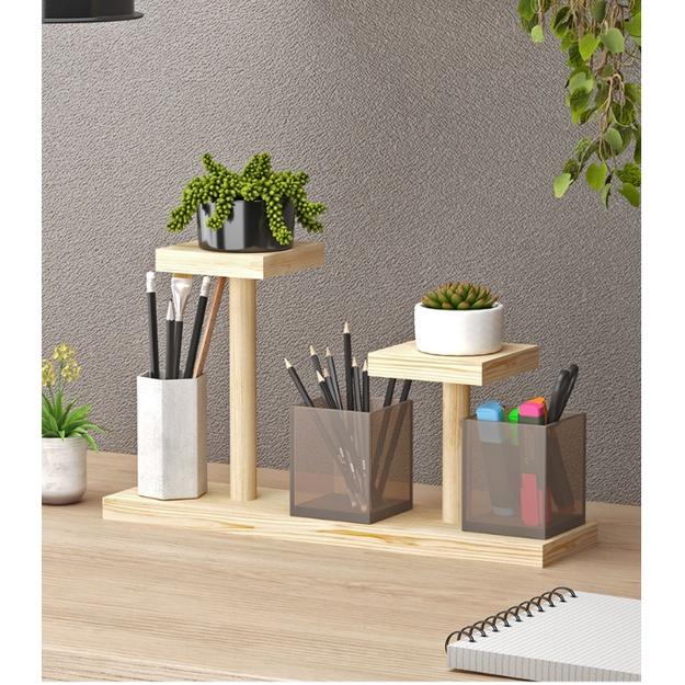 Kệ Để Bàn Hoa Giá Đỡ Đứng kệ để cây cảnh mini đồ lưu niệm trên bàn sang trọng gỗ tự nhiên nhiều kích thước