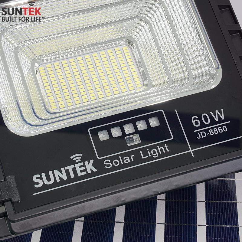 Đèn Pha Năng Lượng Mặt Trời SUNTEK LED Solar Light JD-8860 60W - Hàng Chính Hãng