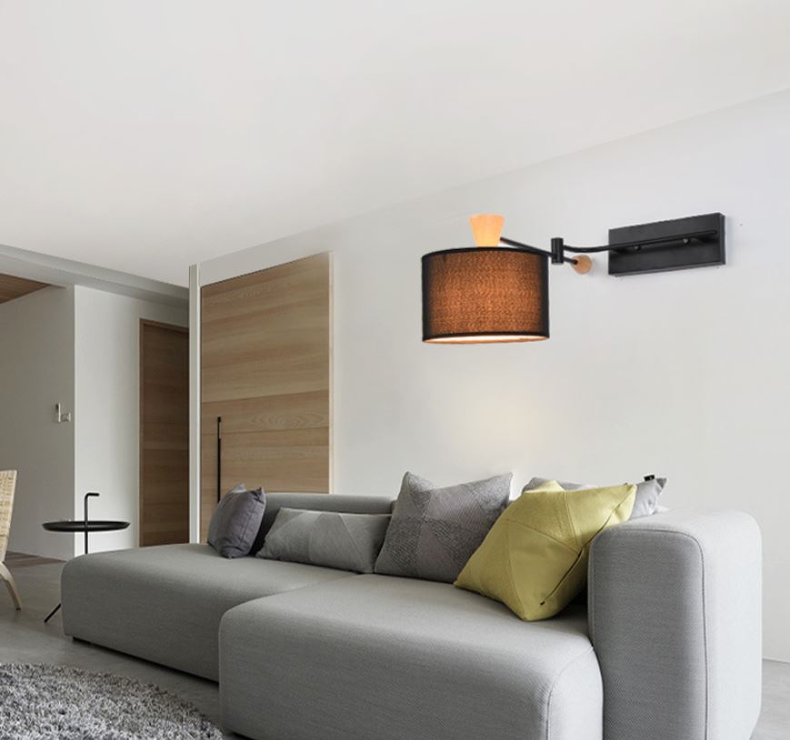 Đèn tường ORTERI trang trí phòng khách, phòng ngủ sang trọng, hiện đại - kèm bóng LED chuyên dụng.
