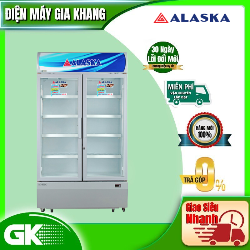 Tủ mát Alaska LC-600C 700 lít 2 cánh - hàng chính hãng - chỉ giao HCM