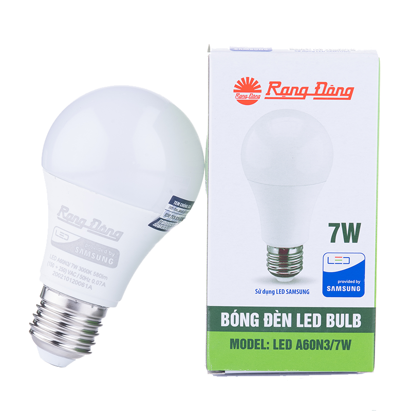 Led bulb tròn A60N3 7W