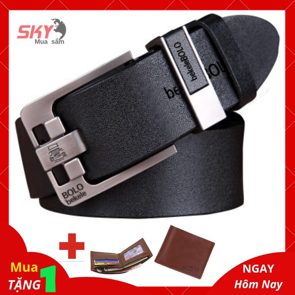Thắtlưng thắt lưng nam Cao Cấp da thật +