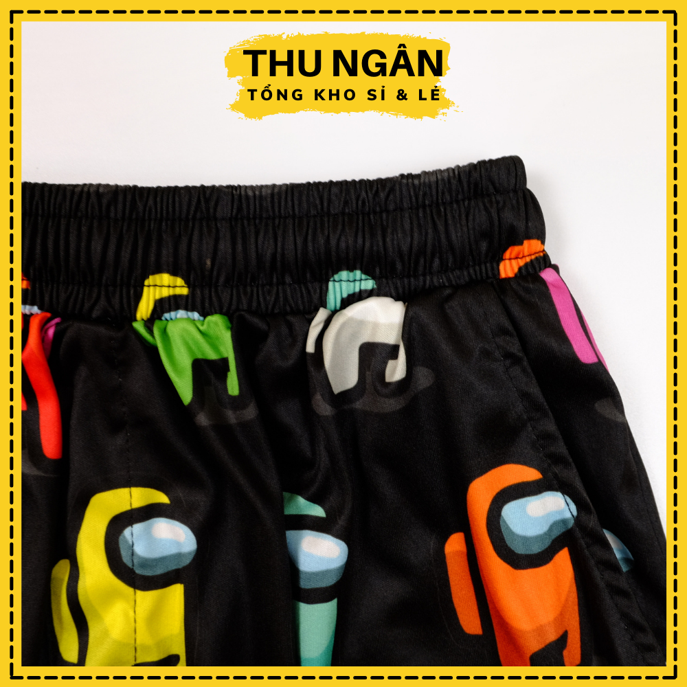 Quần Đùi Thun Unisex Cho Nam Nữ Chất Đẹp Cao Cấp Mặc Nhà 20017