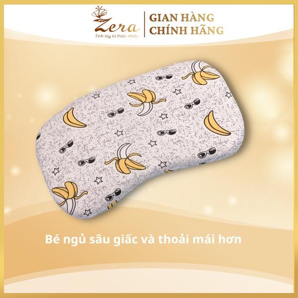 Gối cao su non cho bé Zera, gối cao su non cho trẻ, gối cao su chống bẹp đầu, gối cao su non cho bé gái, gối bé trai