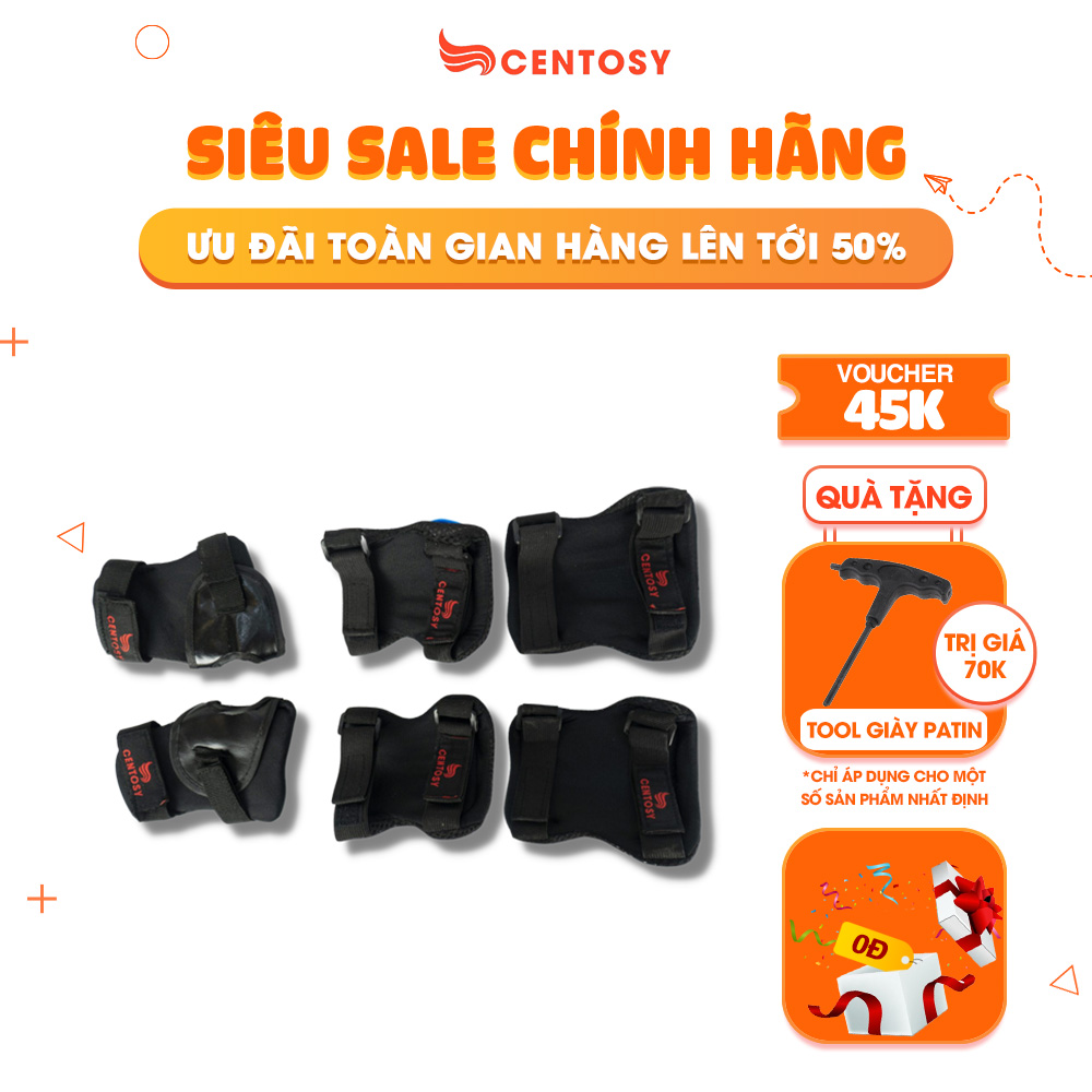 [Phụ Kiện] Bảo Hộ Trẻ Em Cao Cấp Centosy BVN - Bảo Vệ Chân Tay Khi Đạp Xe, Trượt Patin Ván Trượt