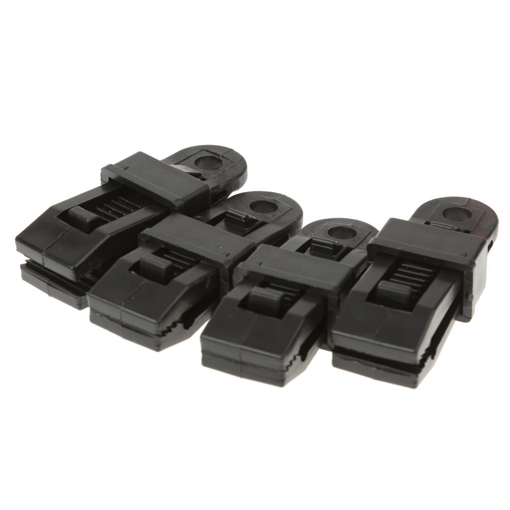 8pcs Camping Awning Clamp Set Plastic Tarp