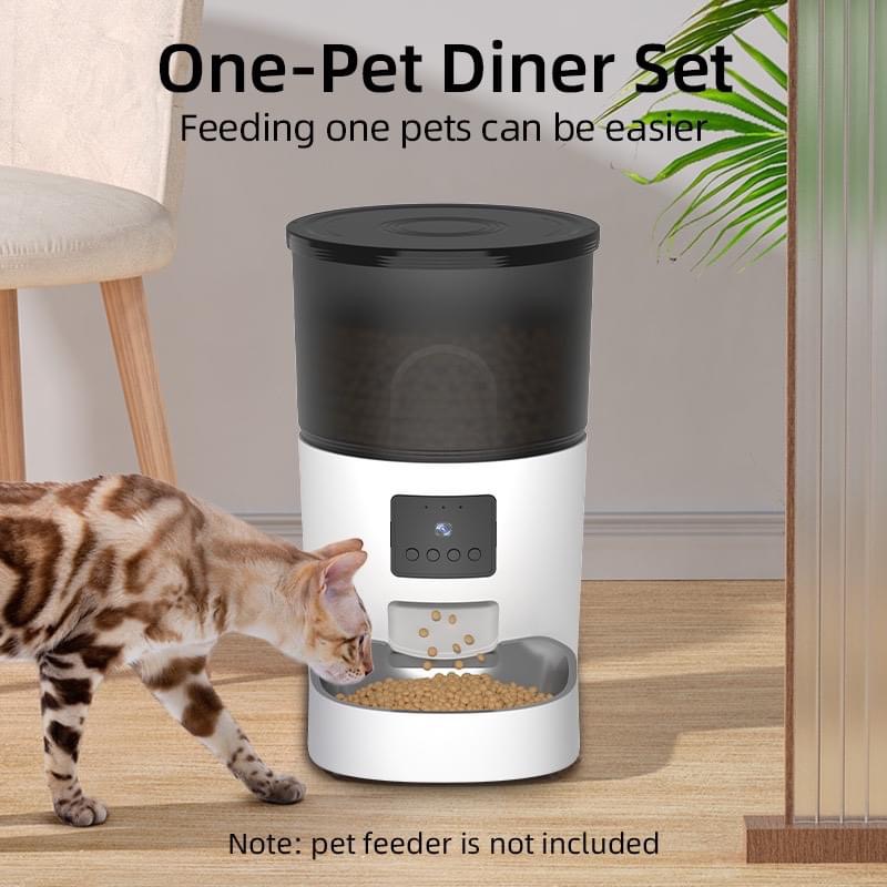 Máy cho ăn tự động có camera theo dõi hera,Máy nhả hạt cho chó mèo thông minh hẹn giờ Wifi Dung tích 3L Tuya Smart 2023