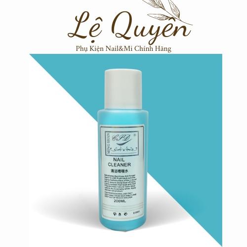 Nước Lau Gel CLEANER_Nước Lau Gel Nail 200ml