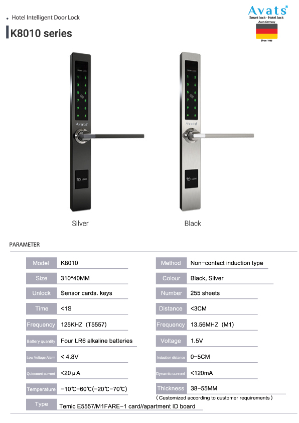 Khóa cửa thông minh Avats K8010