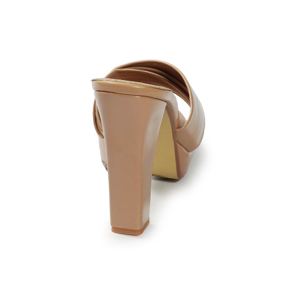 Dép nữ đế vuông 12 cm mã DE12F327