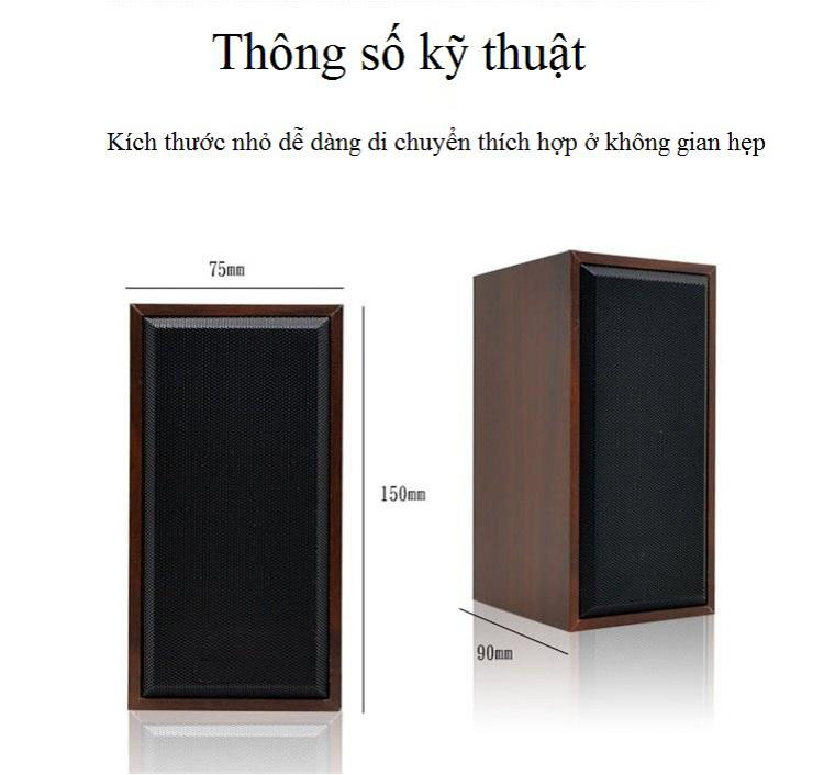 Bộ 2 Lọa Máy Tính Siêu Trầm V-7 Thiết Kế Để Bàn Tiện Dụng