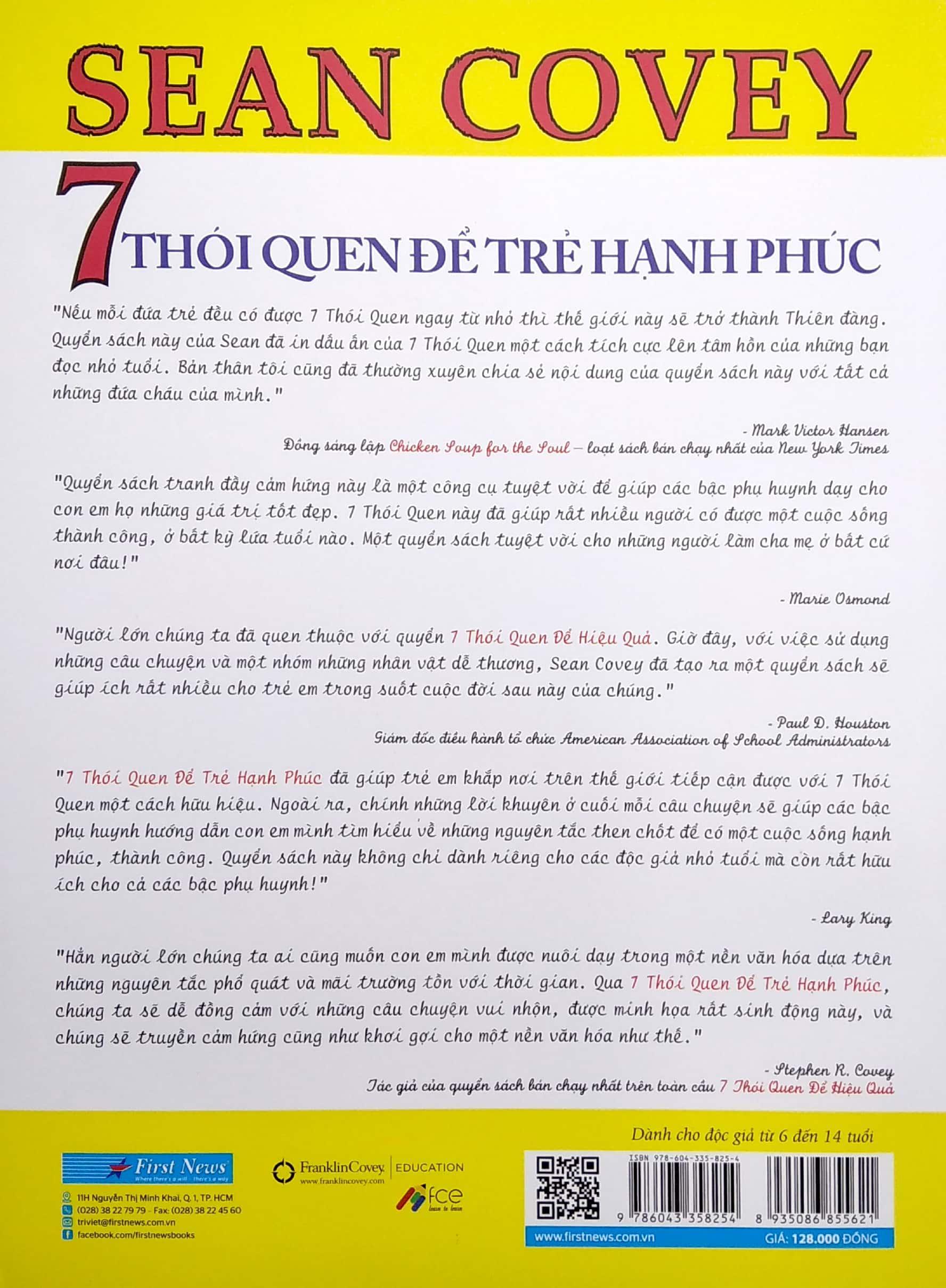 7 Thói Quen Để Trẻ Hạnh Phúc (Song Ngữ) (Tái Bản 2022)