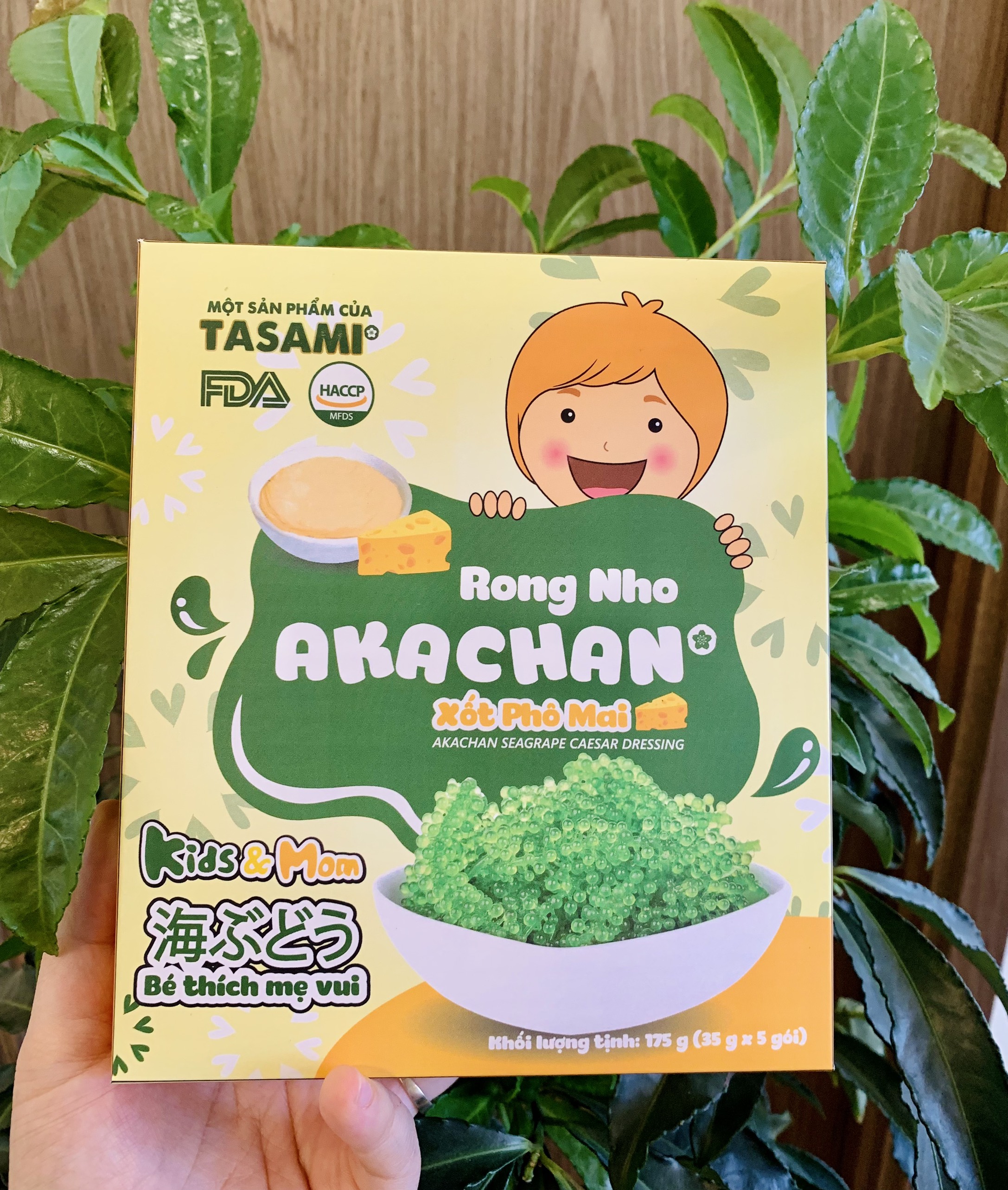 Rong Nho Dinh Dưỡng Akachan Cho Bé Xốt phomai Hộp 175g