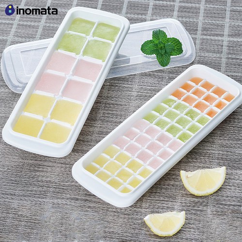 Khay làm đá có nắp đậy Inomata Ice Tray 12 viên