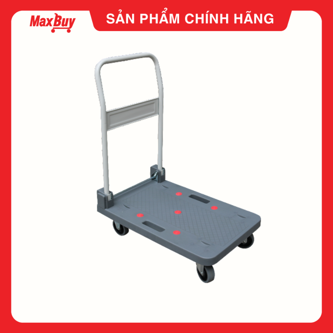 Xe đẩy hàng, xe kéo hàng Nikawa FWS-150S, 4 bánh, tải trọng 150 kg, nhập khẩu chính hãng, thương hiệu Nhật