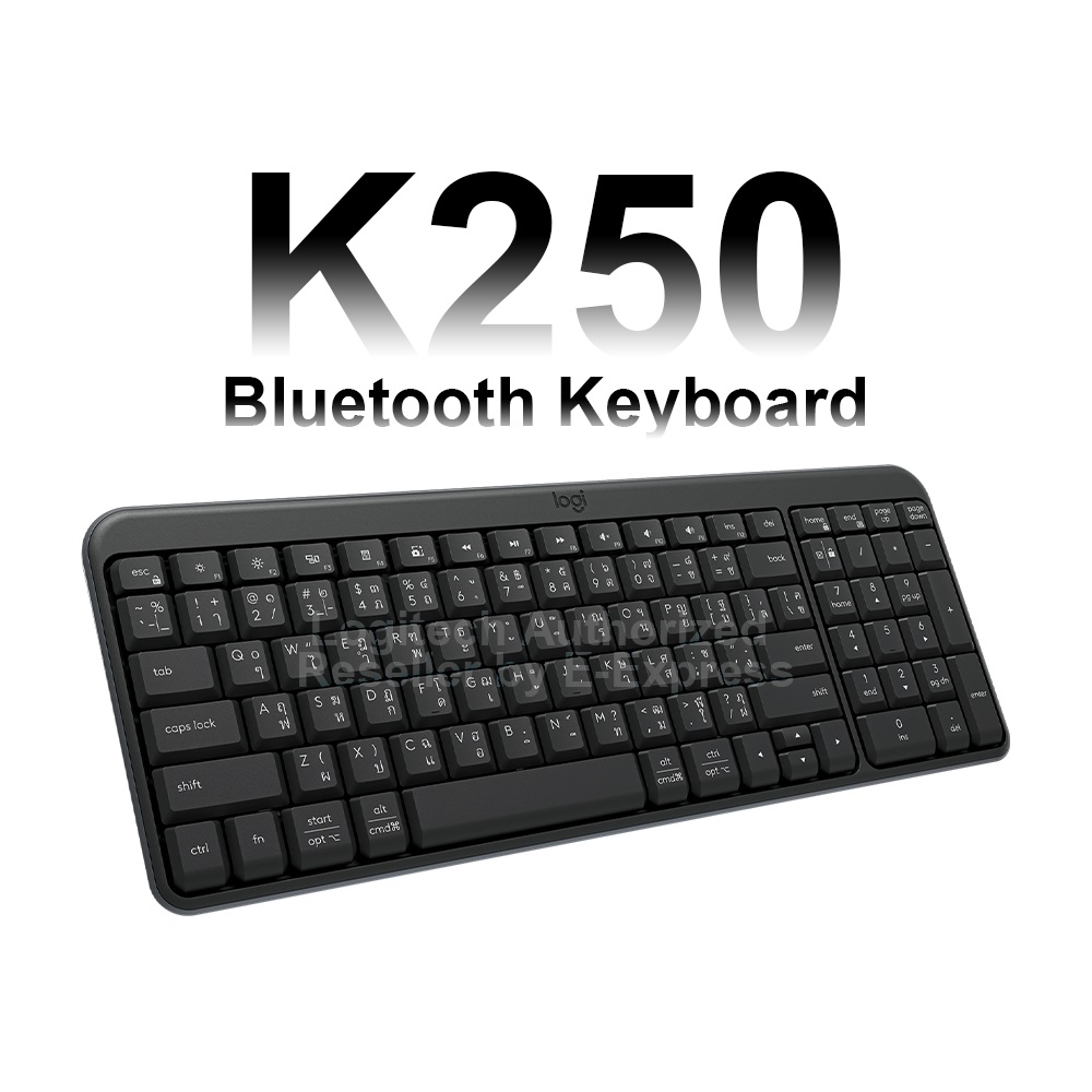 Bàn phím Bluetooth K250 – Thiết kế nhỏ gọn, kết nối ổn định, pin bền bỉ - GiaPhucStore | Hàng Chính Hãng