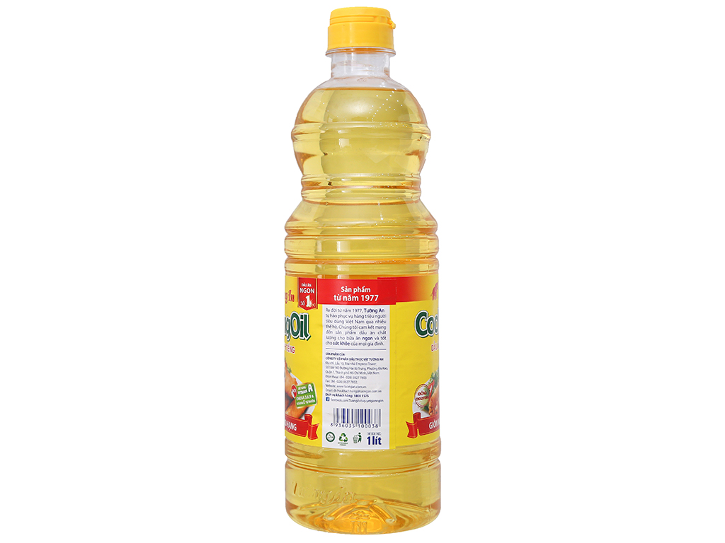 Combo 3 chai Dầu Thực Vật Tường An 1L