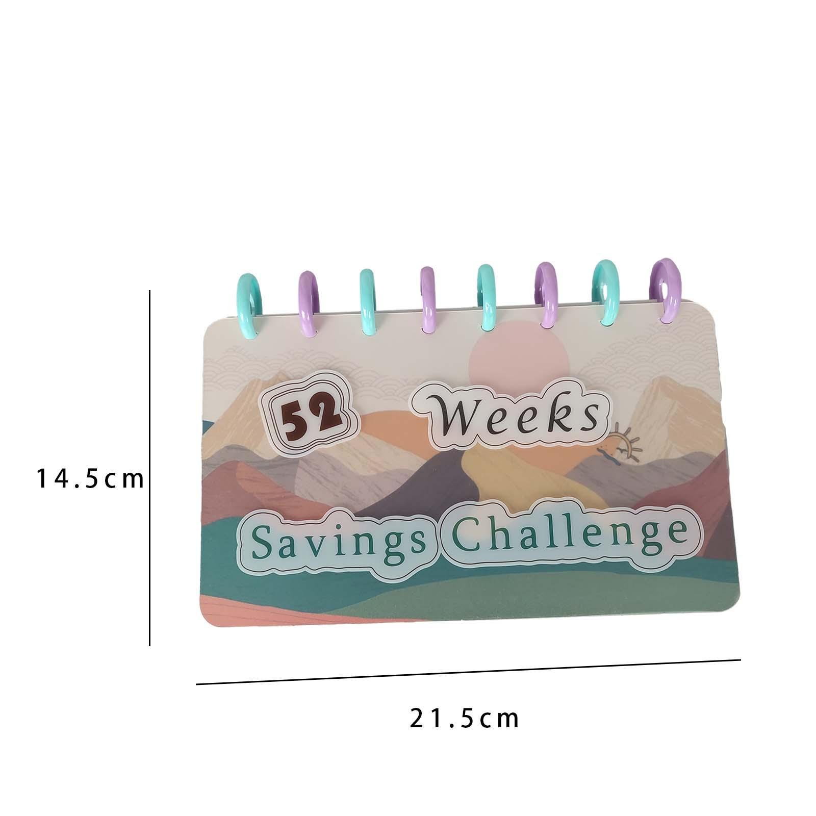 Money Saving Challenge Binder Money Organizer Envelopes Reusable Budget Binder for Saving Money
