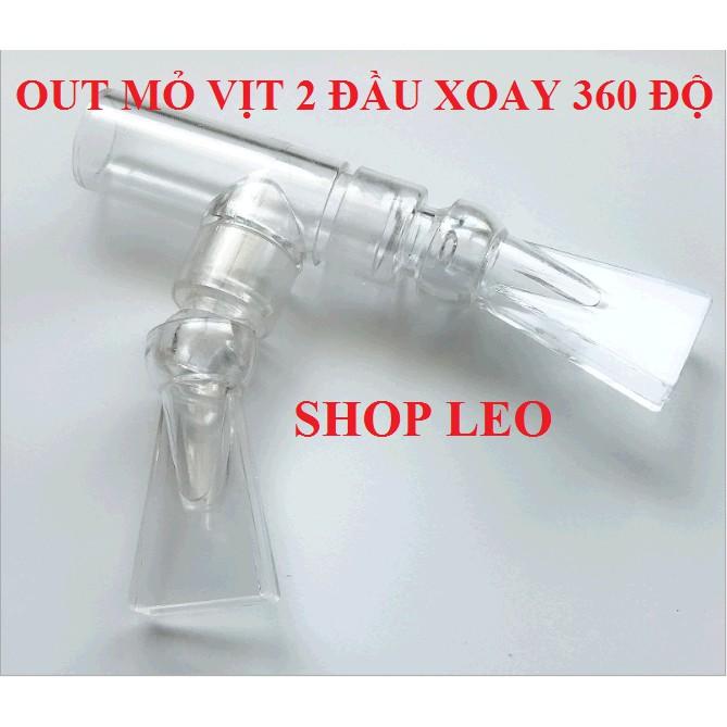 OUT MỎ VỊT 2 ĐẦU XOAY 360 ĐỘ - phụ kiện máy lọc - shopleo