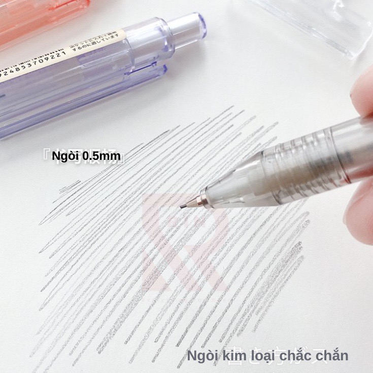 Bút chì bấm / bút chì kim cơ học ngòi 0.5mm – Nhiều màu