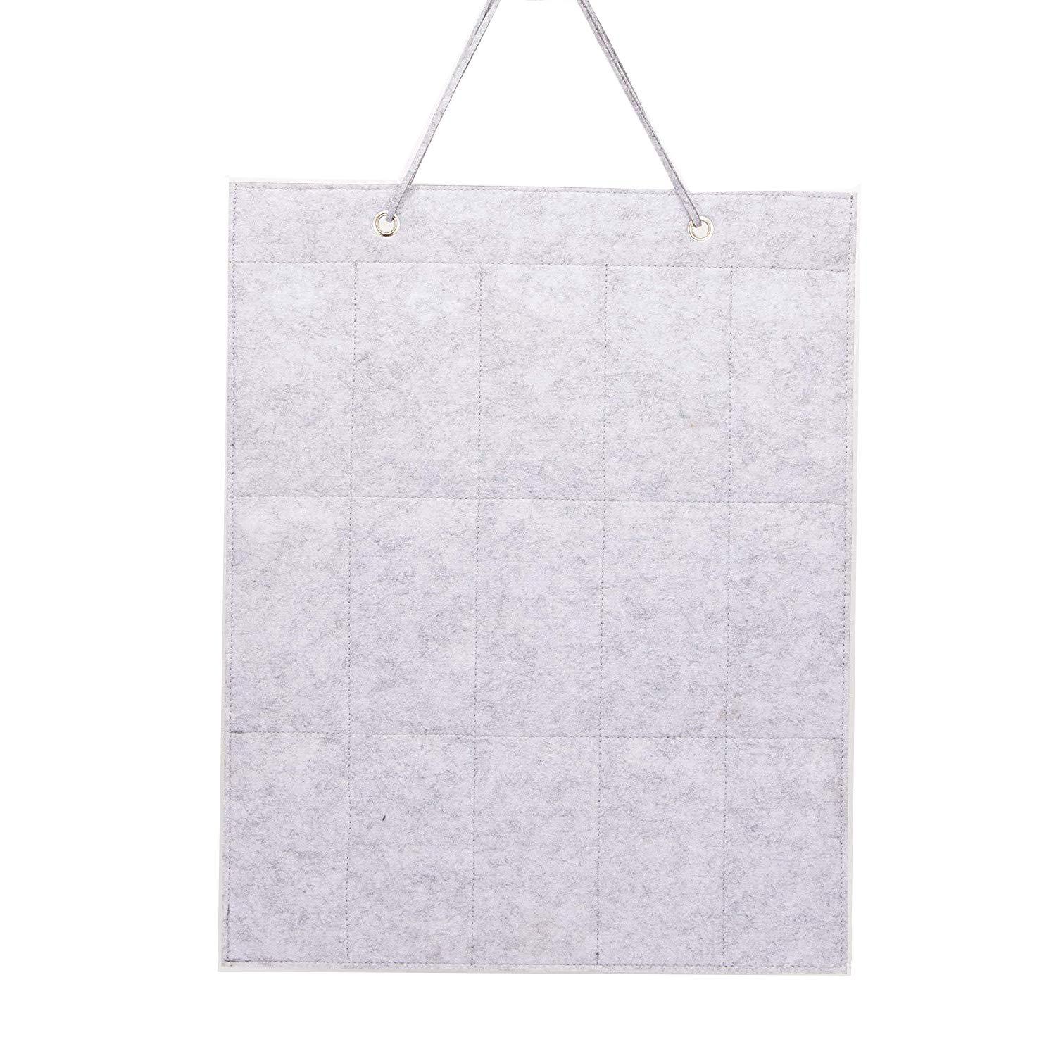 Tổ chức lưu trữ kính râm, kính treo được gắn trên túi treo tường, giá đỡ kính hiển thị 15 khe cắm