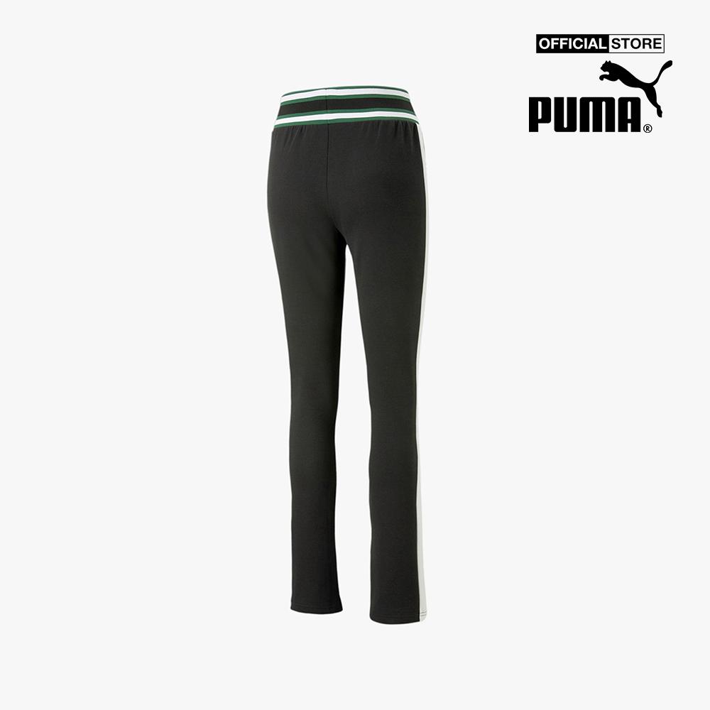 PUMA - Quần dài tập luyện nữ lưng thun T7 620259