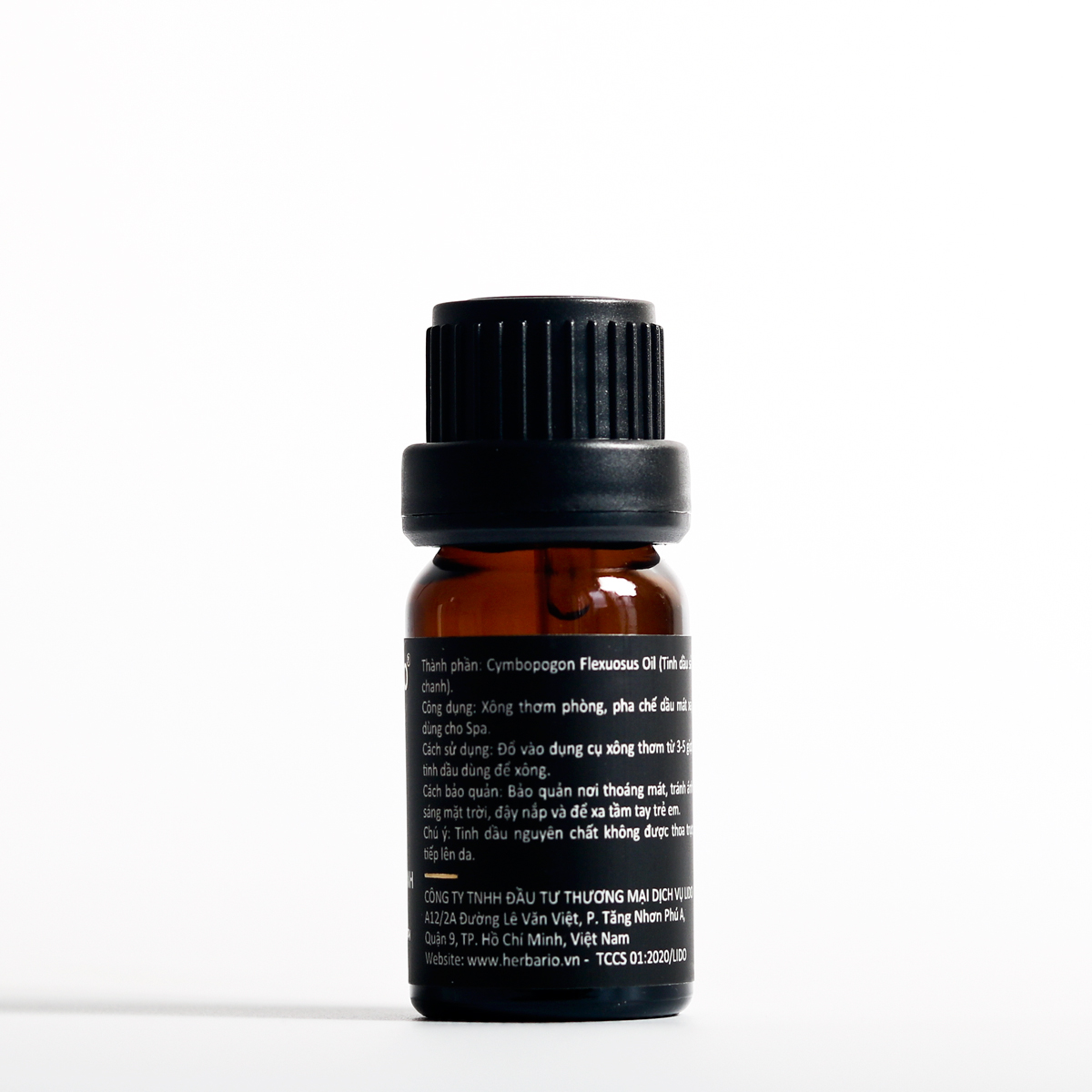 Tinh dầu sả chanh nguyên chất herbario 10ml