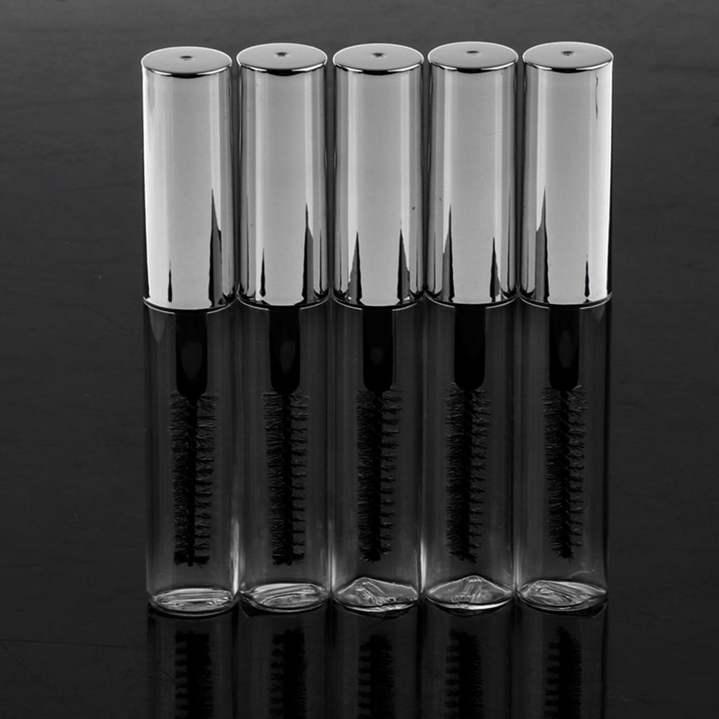 5 Chai Mascara Hộp Đựng Ống Lọ Với Lông Mi Cây Đũa Phép Cơm Nguội Lọ Với Phễu Di Động Thời Trang Kolarmy Comest