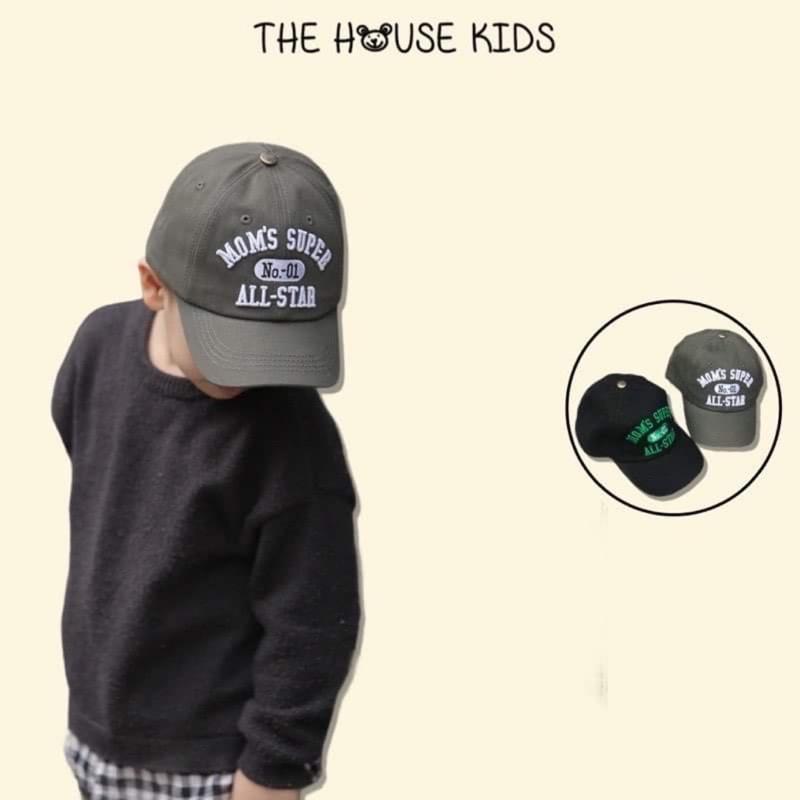 Mũ Lưỡi Trai Cho Bé Trai THE HOUSE KIDS Thêu Chữ Trắng