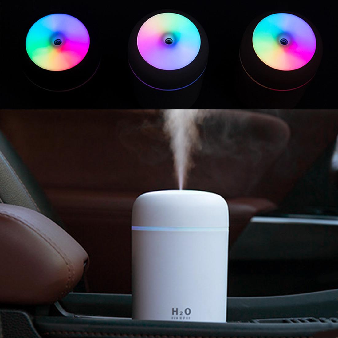 Mới Máy Lọc Không Khí LED Máy Tạo Độ Ẩm Không Khí Máy Khuếch Tán Tinh Dầu Phun Sương Tạo Ẩm Không Khí Thơm Nước Hoa Nội Thất Ô Tô Nước Hoa Phụ Kiện