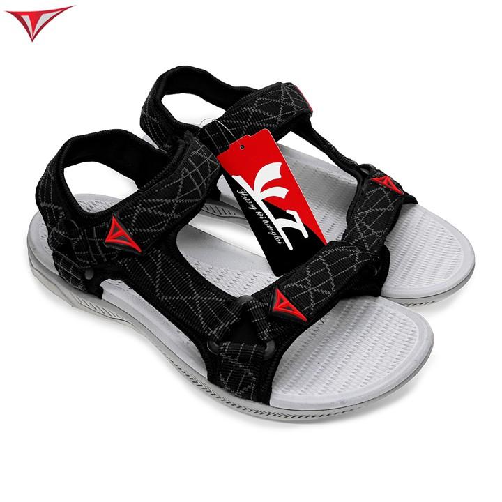 Giày Sandal Thời Trang Nam Việt Thủy Quai Chéo Đen - VT05