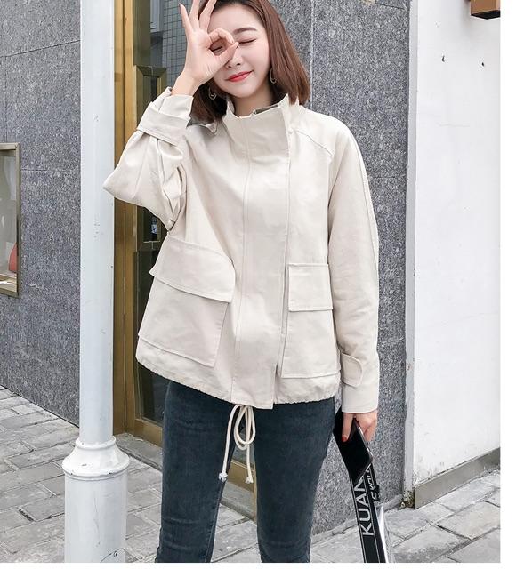 Áo khoác kaki nữ