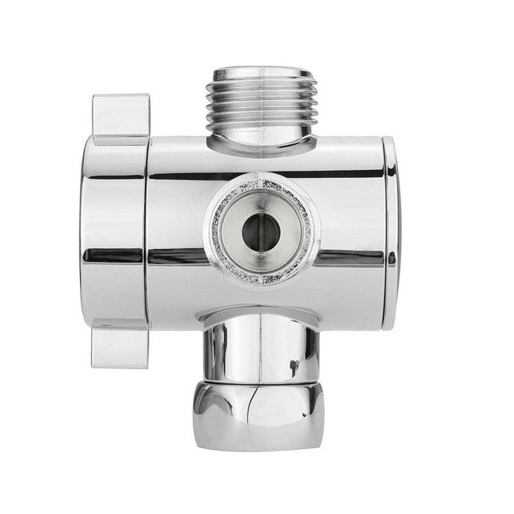 1/2 Inch Three Way T-adapter Valve For Toilet Bidet Shower Head Diverter Valve For switching bathtub toilet bidet spray