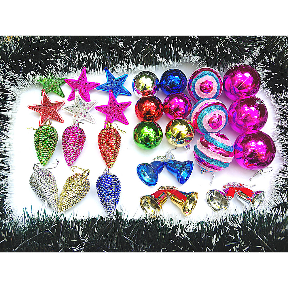 Combo 29 Phụ Kiện Trang Trí Cho Cây Thông Noel Cho Nhà Cửa Mùa Giáng Sinh