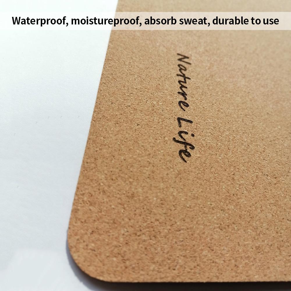 Tấm lót chuột Natural Cork Texture Desk Mat chống thấm nước,chống bụi kích thước lớn