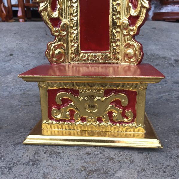 Bài Vị để ban Thờ gỗ Hương dát vàng cao 61cm cực đẹp
