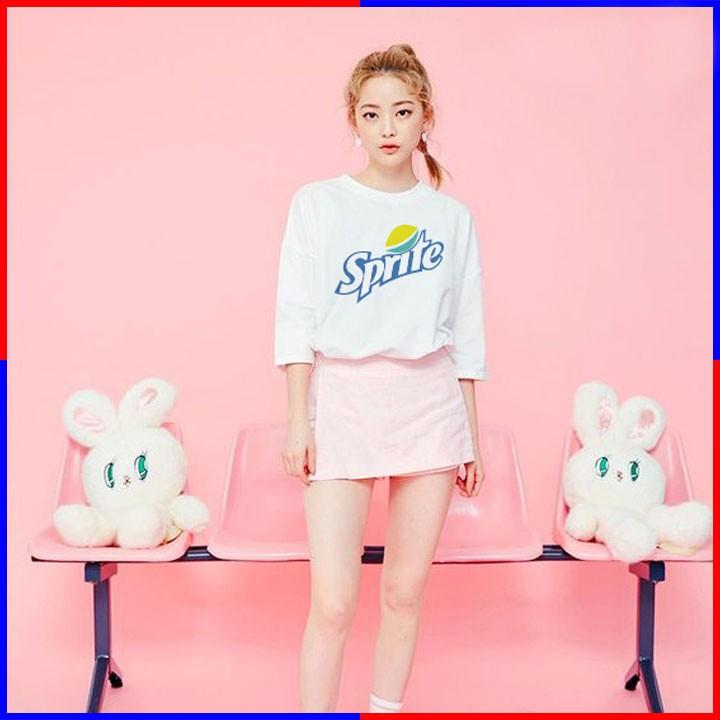 Áo Thun Unisex Nam Nữ In Chữ SPRITE Rẻ Bền Đẹp aothunnu169 Shop ATN3918