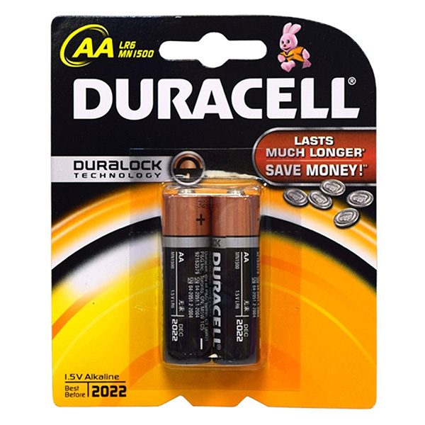 Pin AA Duracell Alkaline Duracell LR6 Pin khóa cửa điện tử (VỈ