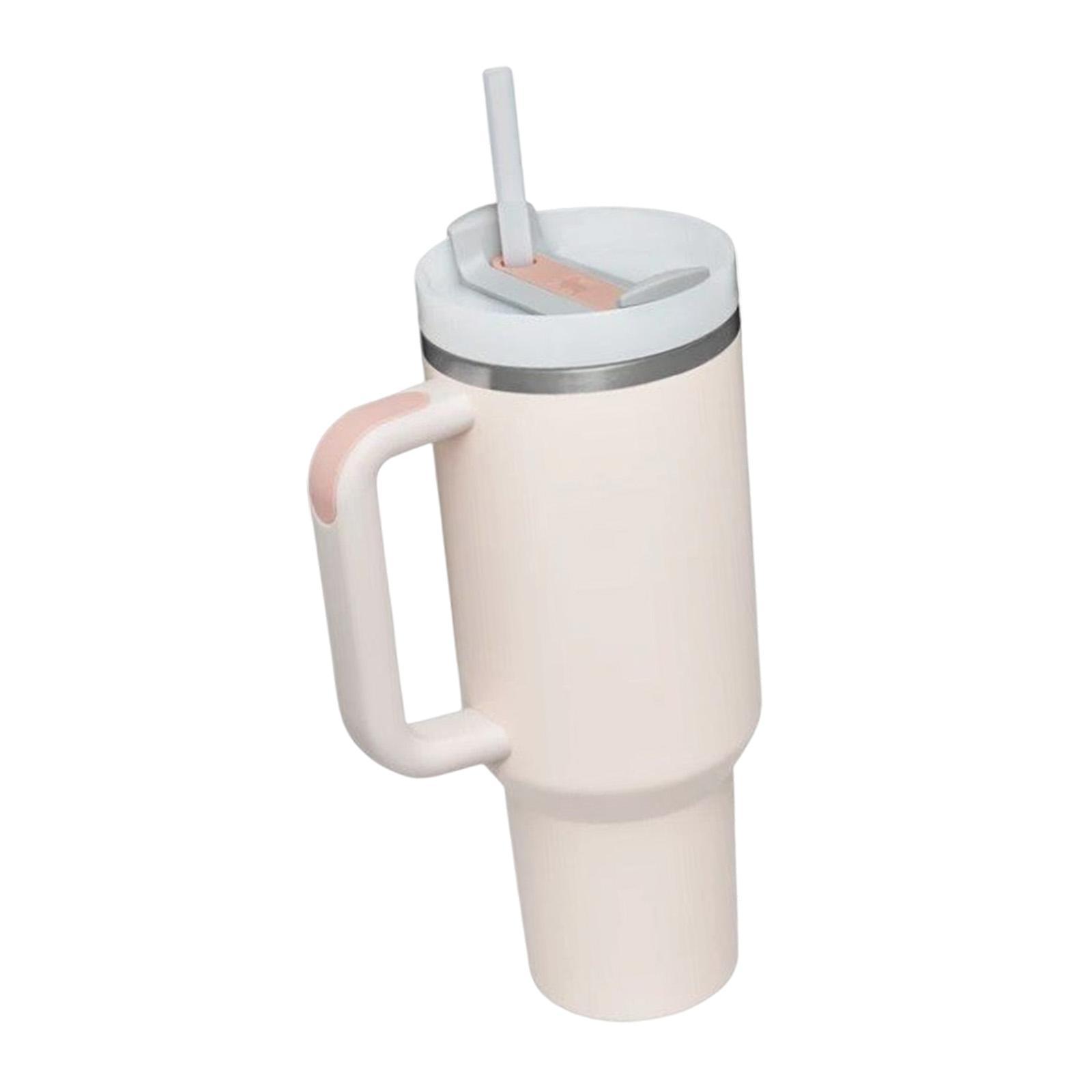 Tumbler with Handle with Lid and Straw Car Tumbler Cup for