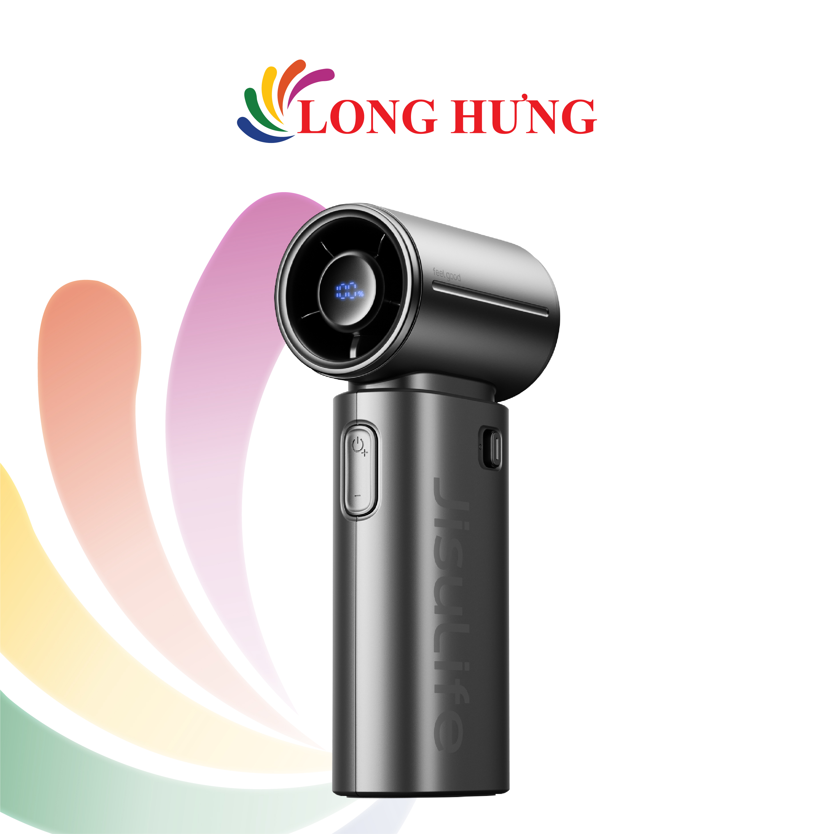 Quạt mini tích điện cầm tay Jisulife Handheld Fan 9S 5000mAh - Hàng chính hãng