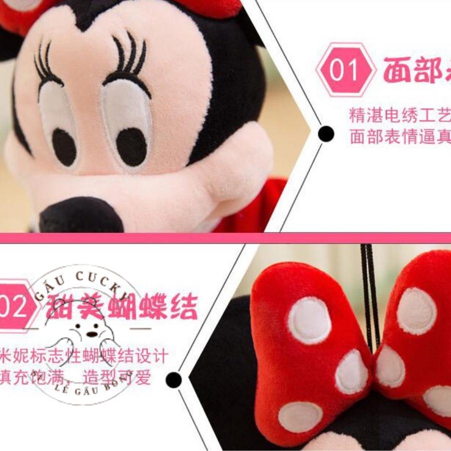 Thú bông chuột Mickey / Minnie dễ thương mẫu Quảng Châu cao cấp