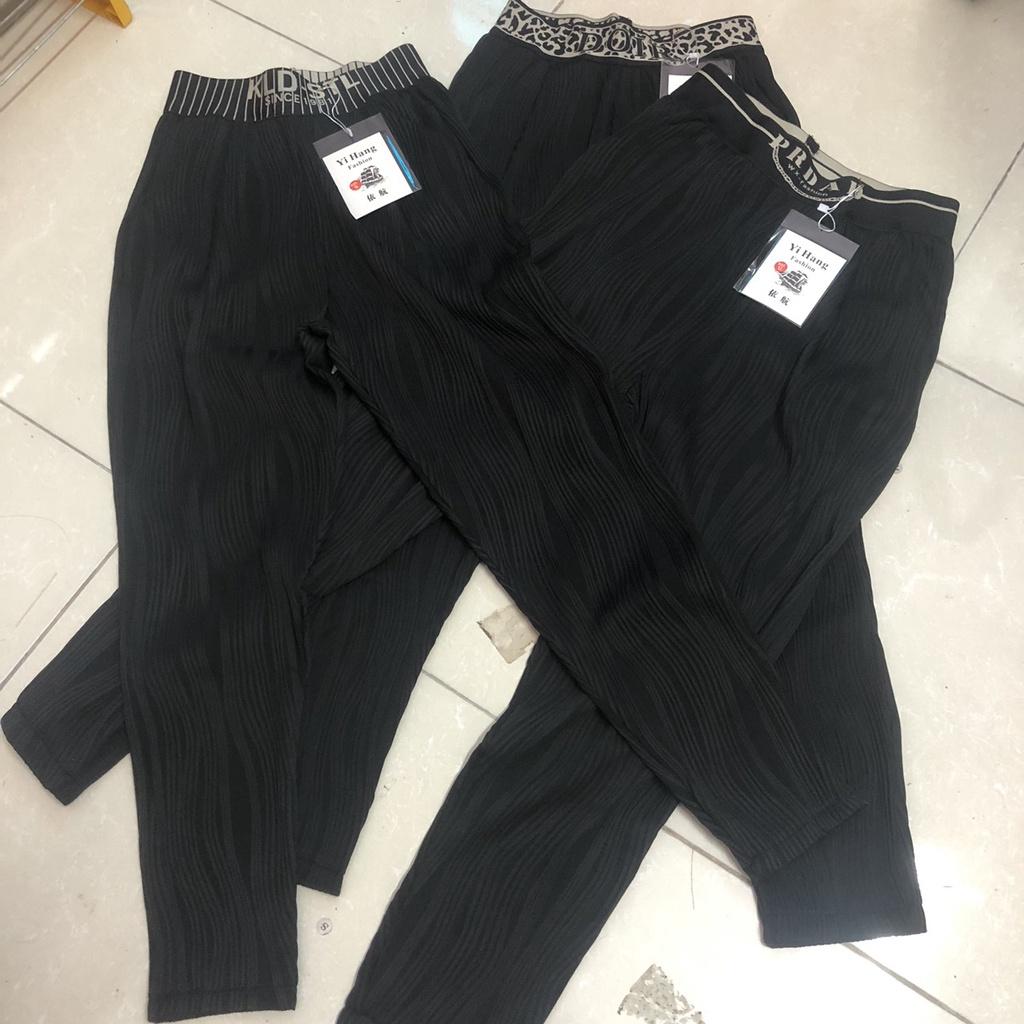 ẢNH THẬT Quần Baggy nữ chất nhăn lạnh vân sóng độc lạ Mẫu mới 2021