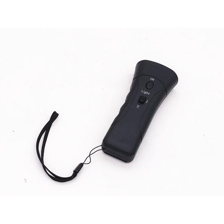 Thiết bị huấn luyện chó bằng sóng siêu âm cầm tay 3 trong 1 với đèn LED kép - Dog Barking Deterrent Devices