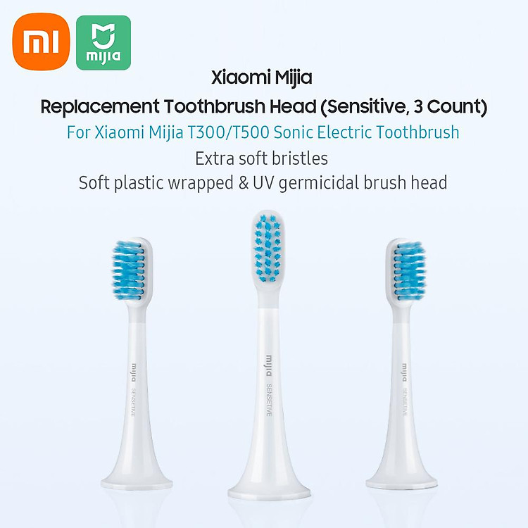 Đầu bàn chải đánh răng thay thế cho Xiaomi Mijia T300 / T500-Hàng chính hãng
