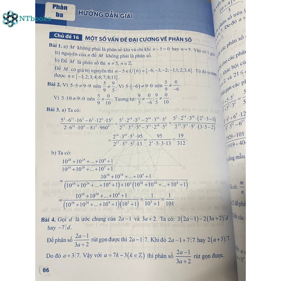 Sách Bài tập nâng cao và một số chuyên đề Toán 6 Tập 2 (Theo chương trình giáo dục phổ thông 2018)
