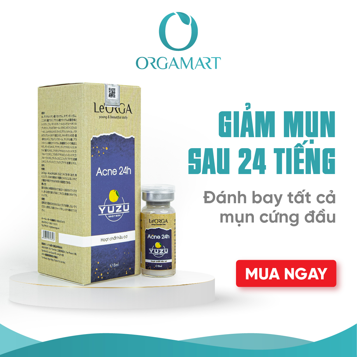 Serum Làm Giảm và Ngăn Ngừa Mụn - Le’Orga ACNE24h