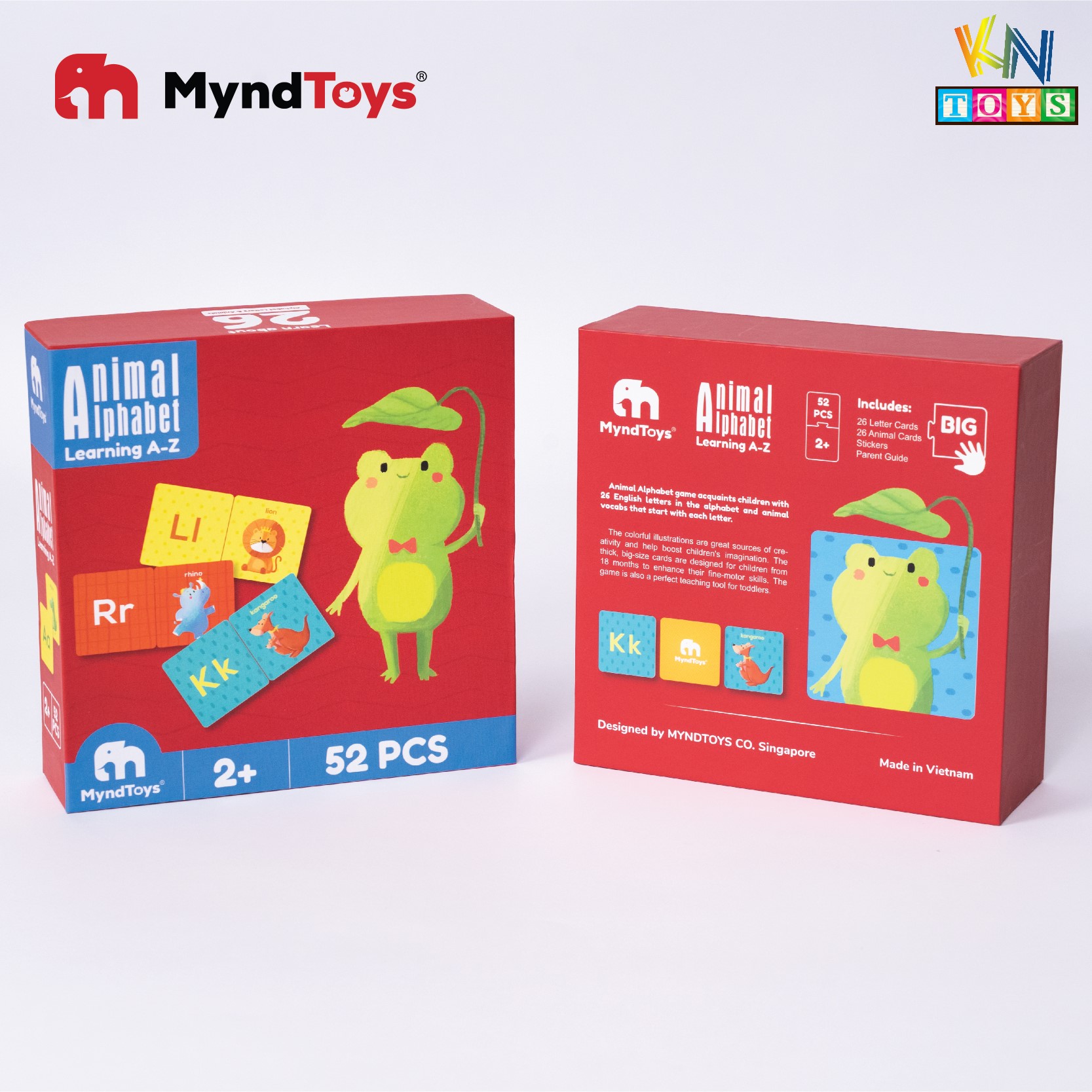 Đồ Chơi Xếp Hình MyndToys - Animal Alphabet - Học chữ cái (Learning A-Z) (Cho Bé Từ 2 Tuổi)