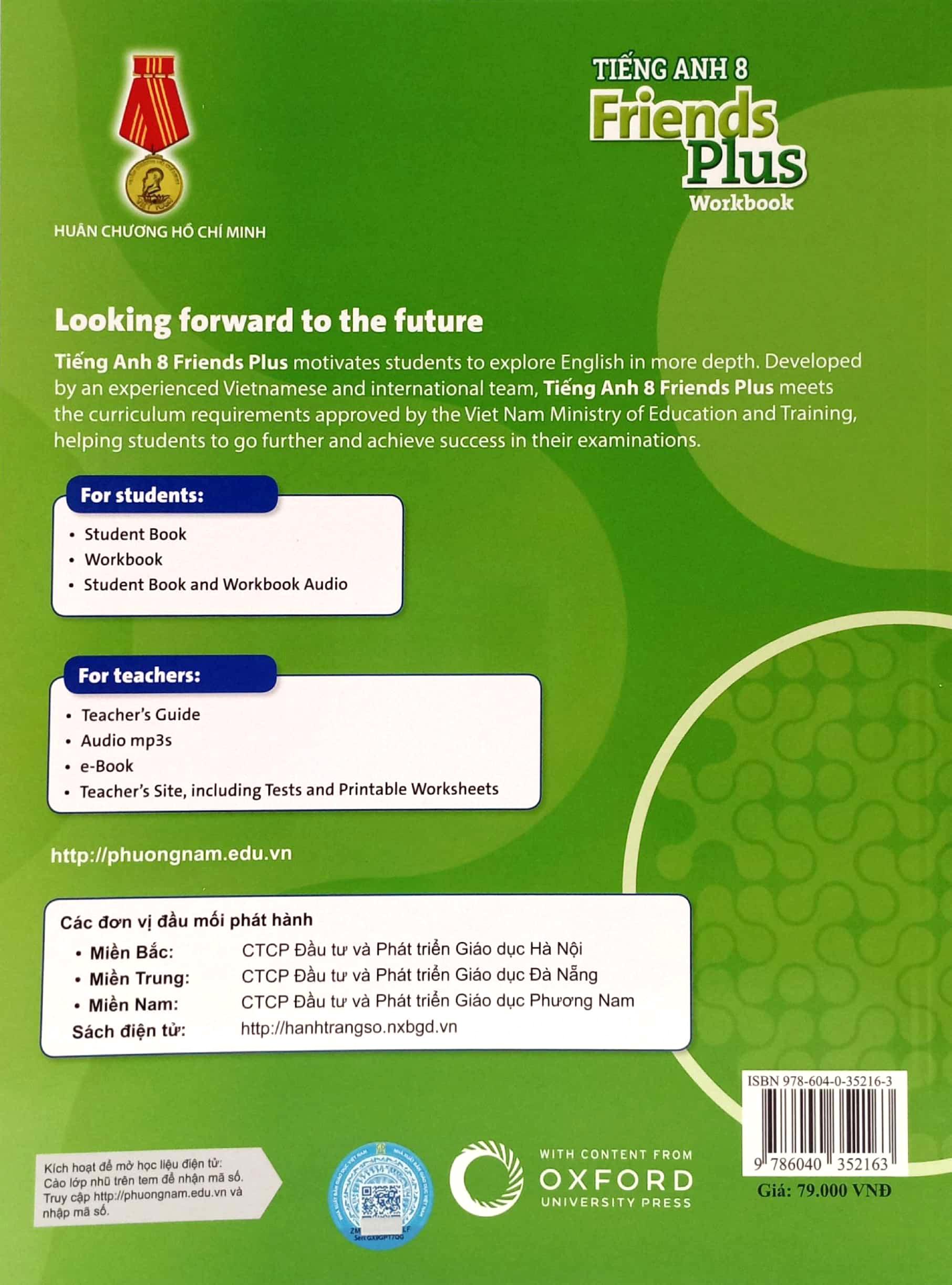 Tiếng Anh 8 Friends Plus - Workbook (2023)