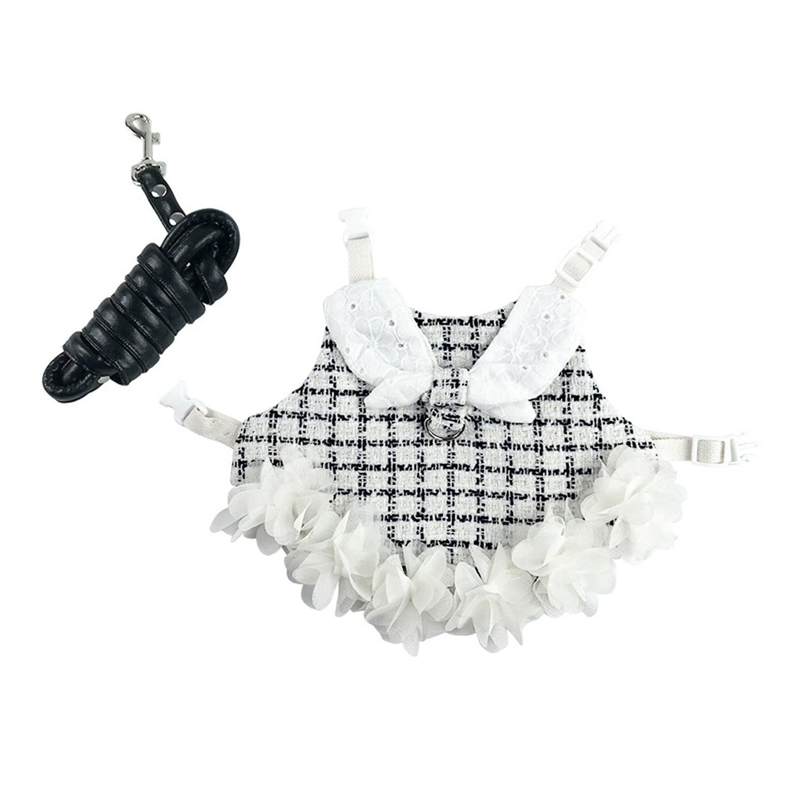 Small Animal Rabbit Vest Harness and Leash Set for Rabbit Guinea Pig Chinchilla Squirrel Clothes Outdoor Walking Pet Supplies