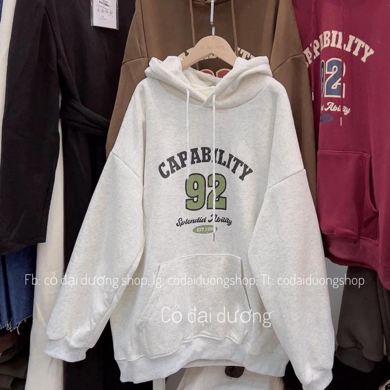 Áo hoodie form rộng tay bồng - 92